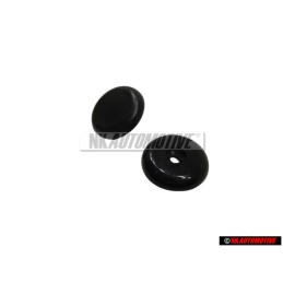 Genuine VW 3 Point Safety Seat Belt Knob Black - 443857847B 4PK