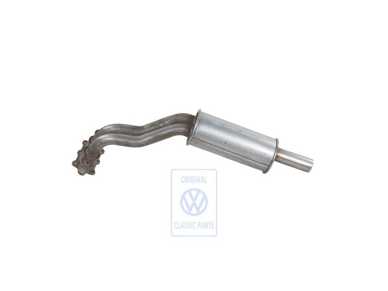 Genuine VW Exhaust Pipe With Front Silencer - 357253208G