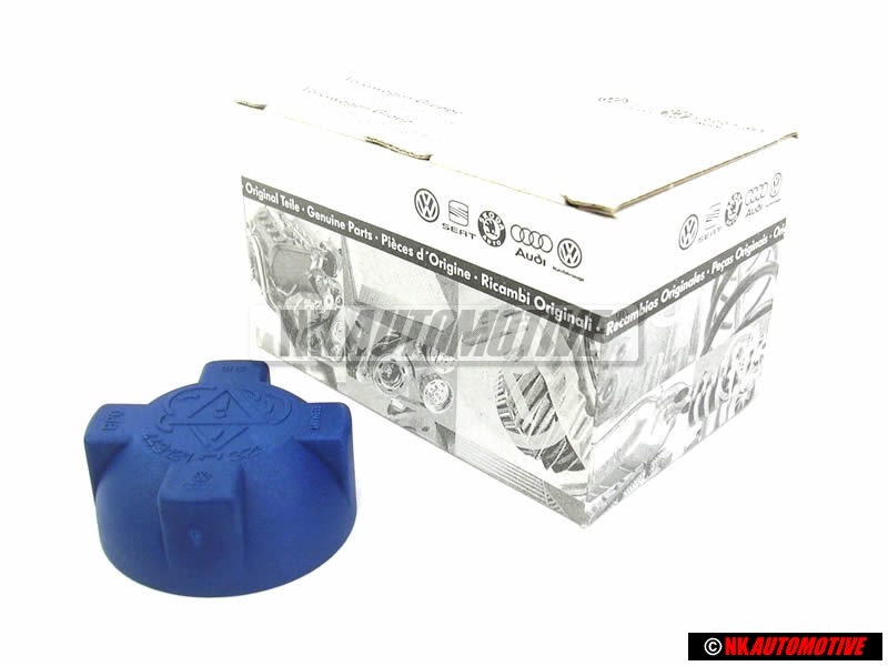 Genuine VW Coolant Expansion Tank End Cap - 443121321