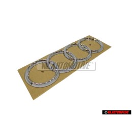 Genuine Audi Rings Rear Boot Badge Emblem Chrome - 441853742 2ZZ