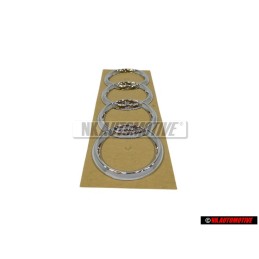 Genuine Audi Rings Rear Boot Badge Emblem Chrome - 441853742 2ZZ