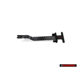 Genuine VW Bonnet Hood Release Handle Rod Black - 3B0823593D 01C