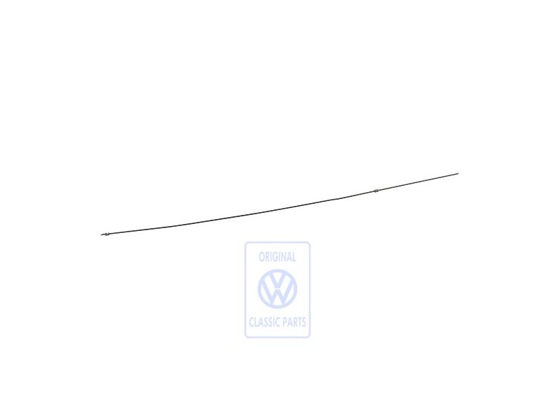 Genuine VW Brake Pipe Already Crimped, Straight Length: - 191611996C