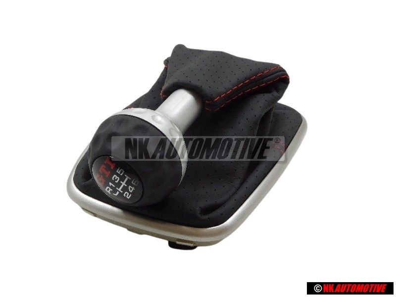 Genuine VW Golf MK4 GTI 25 Years Anniversary Leather Gear Knob - 1J0711113CQNWC