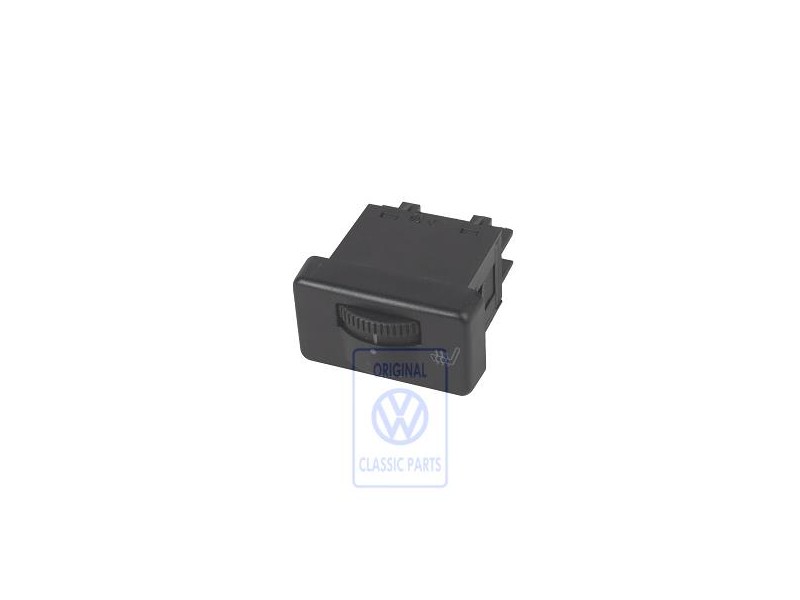 Genuine VW Switch For Seat Heating Satin Black - 357963563A 01C