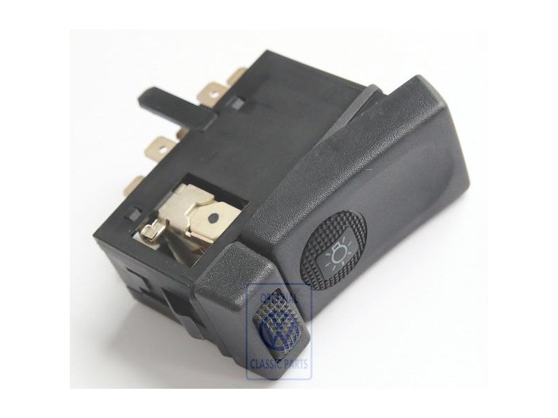 Genuine VW Switch For Lighting Satin Black - 535941531F 01C