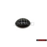 Genuine VW 6 Speed Gear Shift Knob Emblem Badge Chrome Black - 1K0711144A
