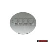 Genuine Audi Hub Cap Audi Silver - 8A0601171B Z17