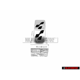Genuine VW Accelerator Gas Pedal Cover R32 LHD - 1J1721647A B41