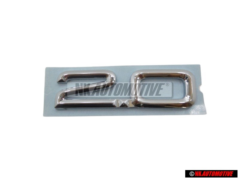 Genuine Audi 2.0 Rear Boot Badge Emblem Chrome - 8A0853743C 2ZZ