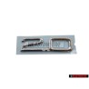 Genuine Audi 2.0 Rear Boot Badge Emblem Chrome - 8A0853743C 2ZZ