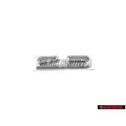 Genuine Audi 2.6 Rear Boot Badge Emblem Chrome - 8A0853743E 2ZZ