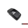 Genuine Audi Cover cap onyx - 443857563A 1EJ