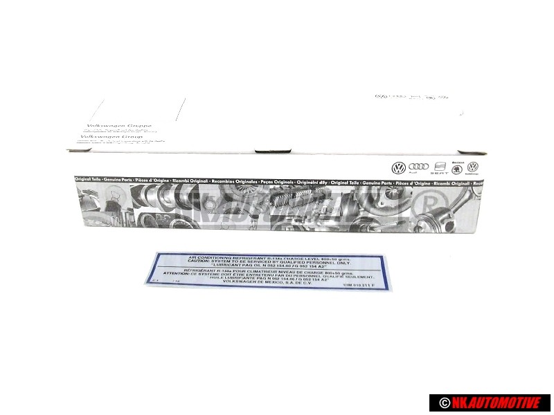 Genuine VW Air Conditioning Refrigerant R134A Sticker Decal - 1HM010211F