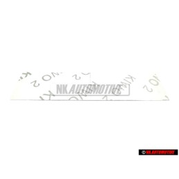 Genuine VW Air Conditioning Refrigerant R134A Sticker Decal - 1HM010211F