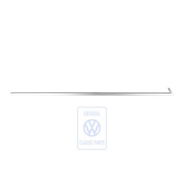 Genuine Audi Trim Strips For Side Window Aluminium Matt - 8D9853345B 1L1