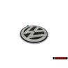Genuine VW Rear Trunk Boot Badge Emblem Chrome Grey - 1C0853630K WV9