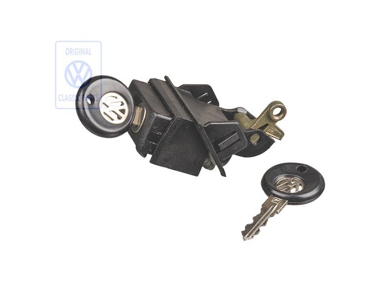 Genuine VW Button With Lock Cylinder - 191827571B