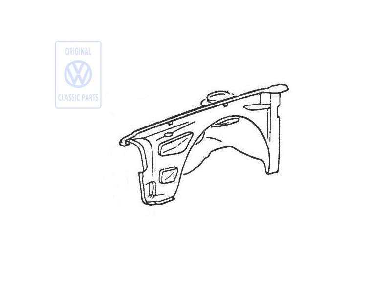 Genuine VW Wheel Housing - 161809101R