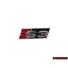 Genuine Audi S3 Front Grill Badge Emblem Black Chrome Red - 8L0853736A 2ZZ