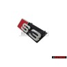 Genuine Audi S3 Front Grill Badge Emblem Black Chrome Red - 8L0853736A 2ZZ