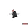 Genuine Audi S3 Front Grill Badge Emblem Black Chrome Red - 8L0853736A 2ZZ