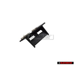 Genuine Audi S3 Front Grill Badge Emblem Black Chrome Red - 8L0853736A 2ZZ