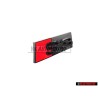 Genuine Audi S3 Front Grill Badge Emblem Black Red - 8P0853736A T94