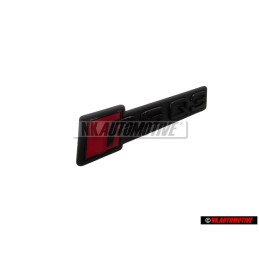 Genuine Audi RSQ3 Front Grill Badge Emblem Black Red - 83A853736A T94