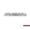 Genuine VW Notice - J7457995701