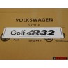 VW Classic Parts Golf R32 number plate - ZCP905031