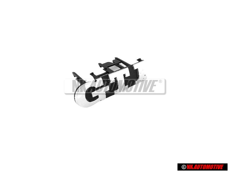 Genuine VW GTI Front Grill Badge Emblem Chrome - 1J6853679C