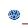 Genuine VW Front Bonnet Hood Badge Emblem Blue White - 1C0853617