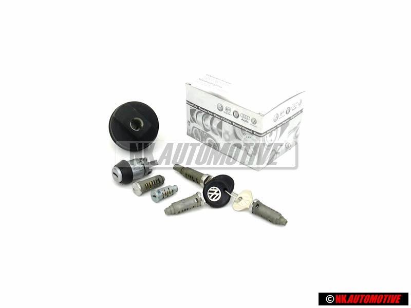 Genuine VW Complete Vehicle Set of Lock Cylinders - 165898081B