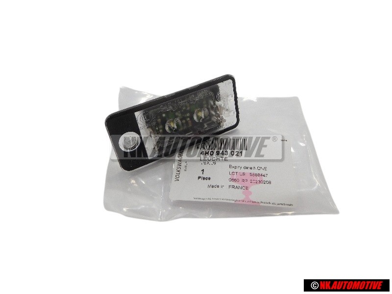 Genuine Audi Led Licence Plate Light - 4H0943021