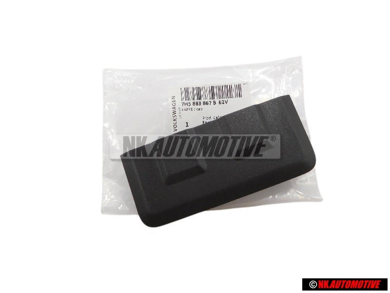Genuine VW Cover Cap Titan Black - 7H5883867B 82V