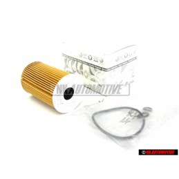 Genuine VW Oil Filter Element with Gasket - 03L115562
