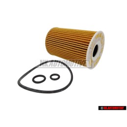 Genuine VW Oil Filter Element with Gasket - 03L115562