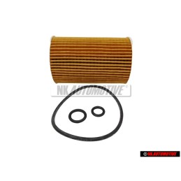 Genuine VW Oil Filter Element with Gasket - 03L115562