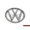 Genuine VW Front Grill Badge Emblem Chrome - 1J0853601 FDY