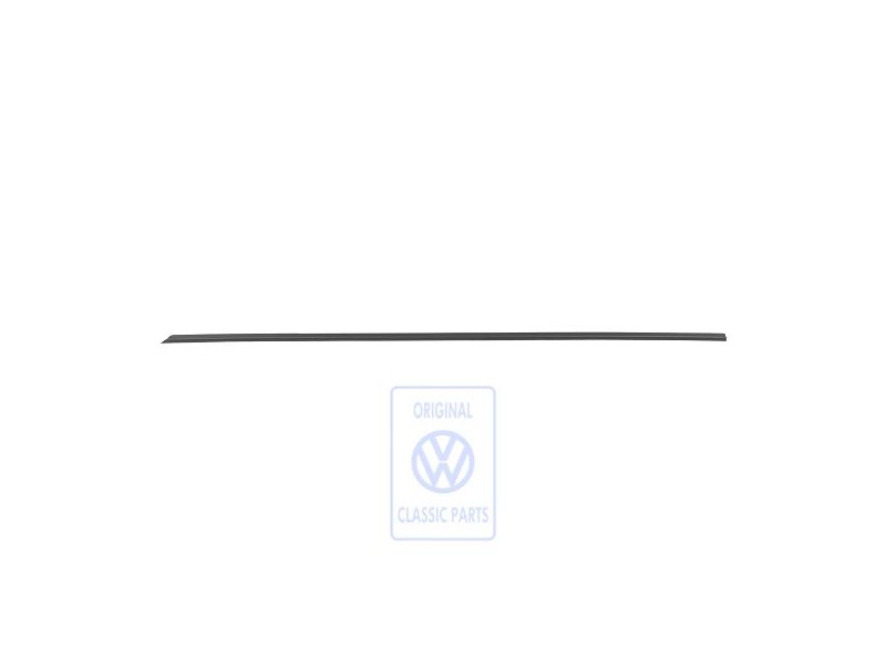Genuine VW Molding For Fender Satin Black - 161853508A 01C