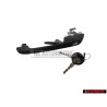 Genuine VW Door Handle, Outer, Black - 191837205A