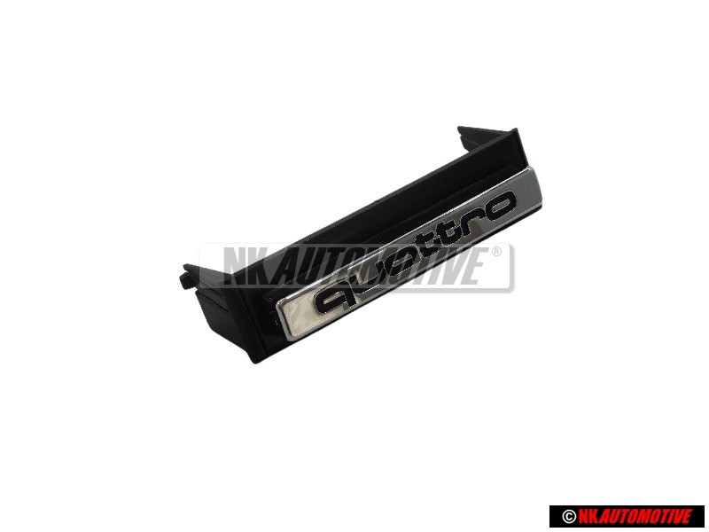 Genuine Audi QUATTRO Front Grill Badge Emblem Chrome - 8P0853736B 2ZZ