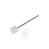 Genuine VW Knob Silver Beige - 113955549 466