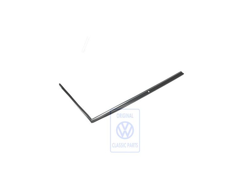 Genuine VW Window Guide Satin Black/Chrom - 323837439M HU1