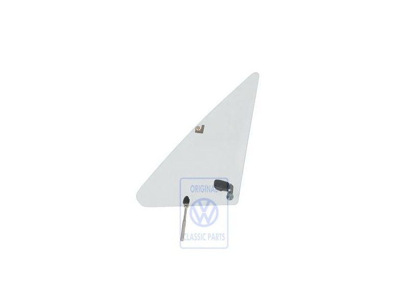 Genuine VW Vent Wing Glass With Fastener - 171845245D