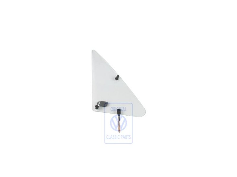 Genuine VW Vent Wing Glass With Fastener - 171845246M