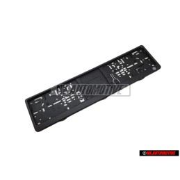 Genuine VW License Plate Holder Frame Suround - 000071801BC