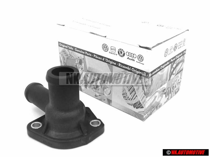 Genuine VW 1.8 2.0 Coolant Flange with Sealing Ring - 026121144F