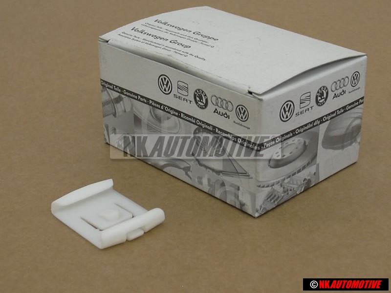 Genuine VW Seat Runner Outer Guide Piece Clip Natural Color - 191881213 909